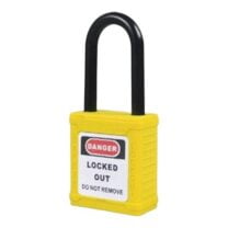 Safe Lock BD-G12 İzole Güvenlik Kilidi 38mm (Sarı)