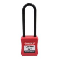 Safe Lock BD-G31 İzole Güvenlik Kilidi Uzun 38x76mm (Kırmızı)