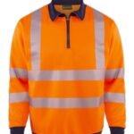 MYFORM Olympus Contrast Safety 1/4 Zıp Polo Yaka Sweatshırt (8140)