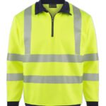 MYFORM OLYMPUS CONTRAST SAFETY 1/4 ZIP POLO YAKA SWEATSHIRT