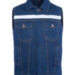 MYFOM SONA DENİM KAPİTONELİ YELEK