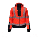 VIZWELL Reflektörlü Rıpstop Softshell Kollar Çıkmalı Teknik Mont (VWJK521)