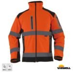 VIZWELL Softshell Reflektörlü İki Renkli Mont
